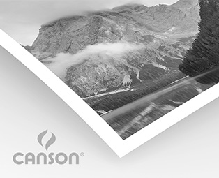 Canson Infinity RC brillant 270g (sur Epson Noir et Blanc)