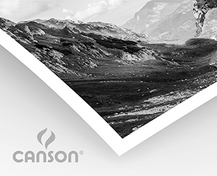 Rag Photographique Infinity Canson 310g (sur Piezo Pro Charbon)