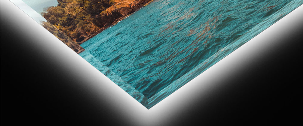 Transparent Acrylic double ink layer 3 mm
