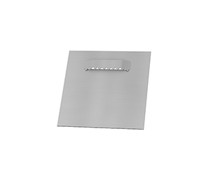 1 Attache métal crantée 70x70 mm (Jusqu'à 3 kg de charge)